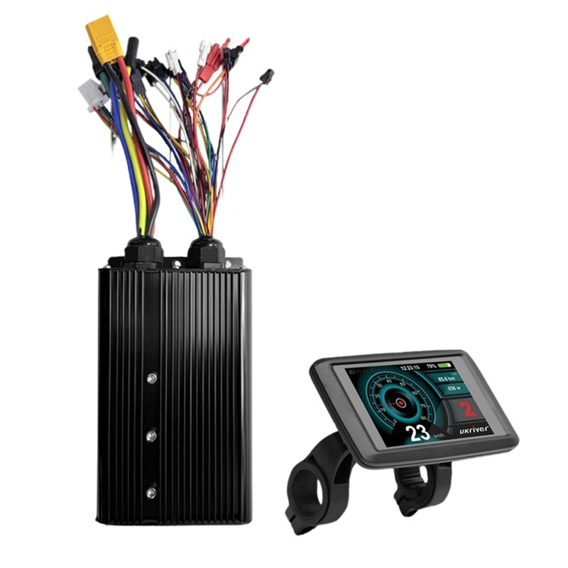 Sine Wave Controller 48V 72V 80A - Medidor con pantalla LCD HOES-UKC1+ +