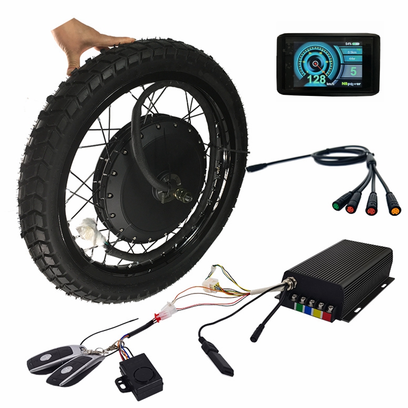 Kit de bicicleta eléctrica QS  - 72V 5000W Hub Motor Kit reseña y precio