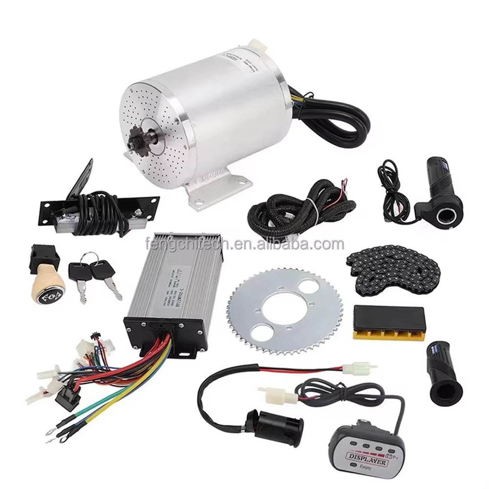 Motor eléctrico de corriente c - Ebike Conversion Kit 72V 3000W reseña y precio